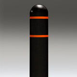 Black Dome-Top Post Covers