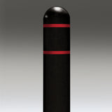 Black Dome-Top Post Covers