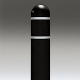 Black Dome-Top Post Covers