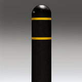 Black Dome-Top Post Covers