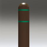 Brown Dome-Top Post Covers