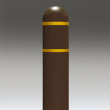 Brown Dome-Top Post Covers