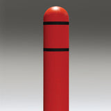 Red Dome-Top Post Covers