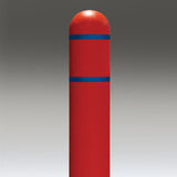 Red Dome-Top Post Covers