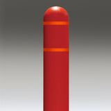 Red Dome-Top Post Covers