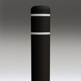 Black Flat-Top Post Covers