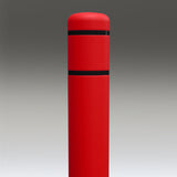 Red Flat-Top Post Covers