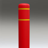 Red Flat-Top Post Covers