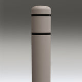 Medium Gray Flat-Top Post Covers